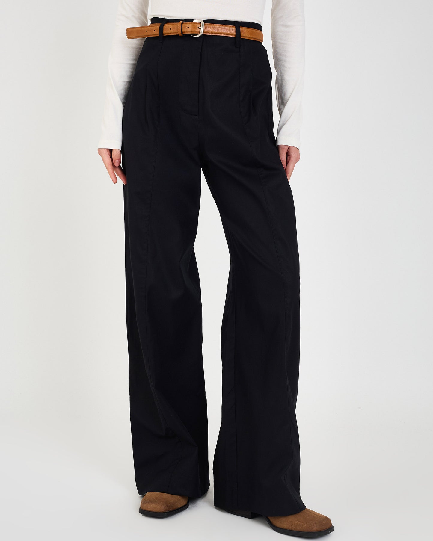 BLACK EPO CUTOUT PANTS