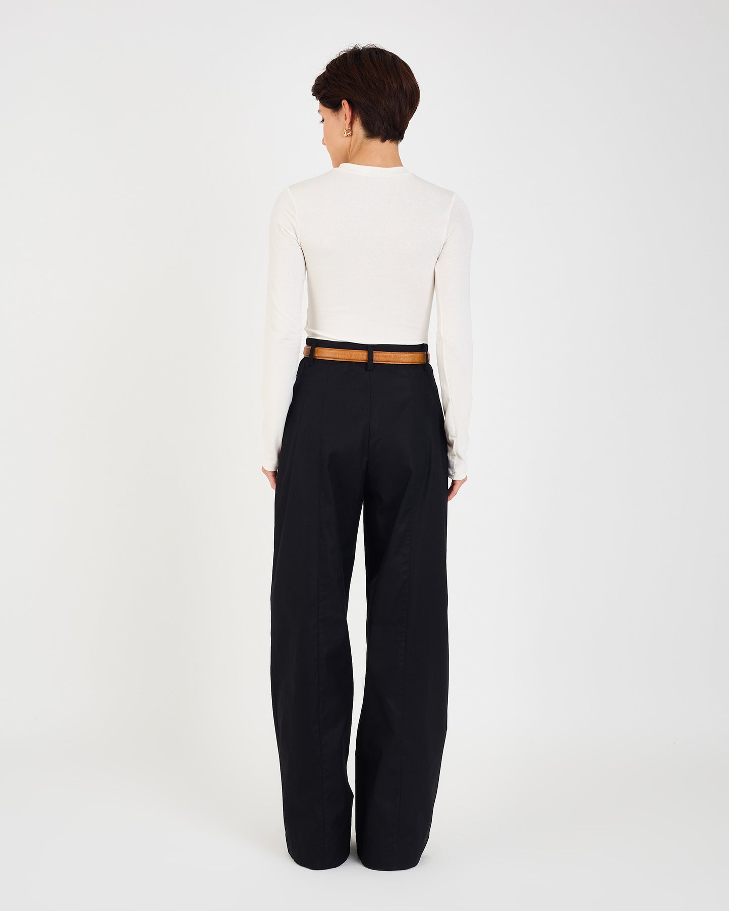 BLACK EPO CUTOUT PANTS